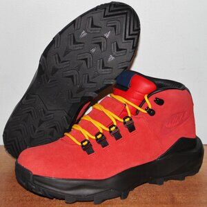 Nike Cygnal Leather Waterproof Boots Mens 10.5 University Red